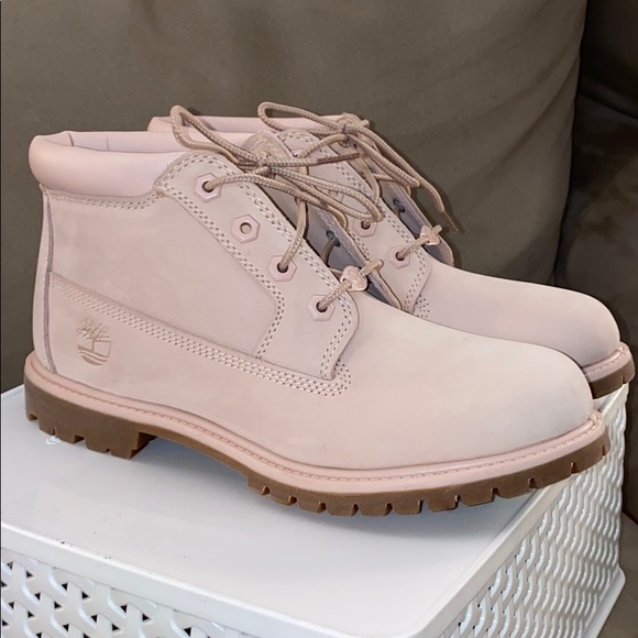 Timberland Shoes - Timberland Light Peach Waterproof Boots women 9.0